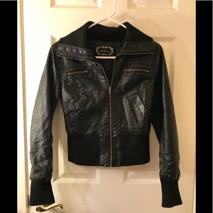 Black pleather jacket